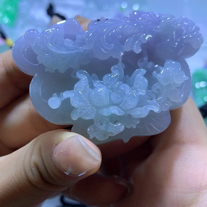 翡翠未镶嵌颈饰天然翡翠A货吊坠