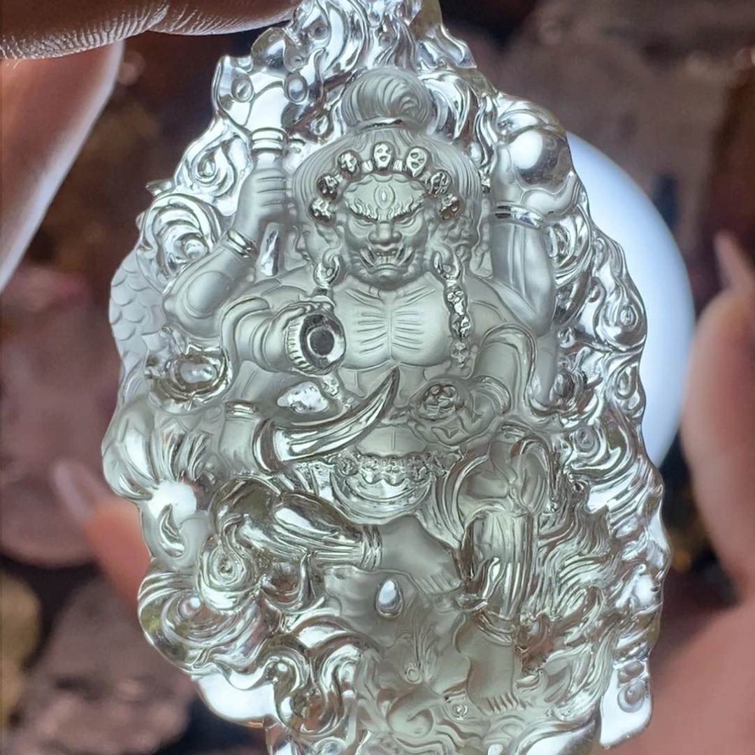 水晶颈饰未镶嵌超*吊坠