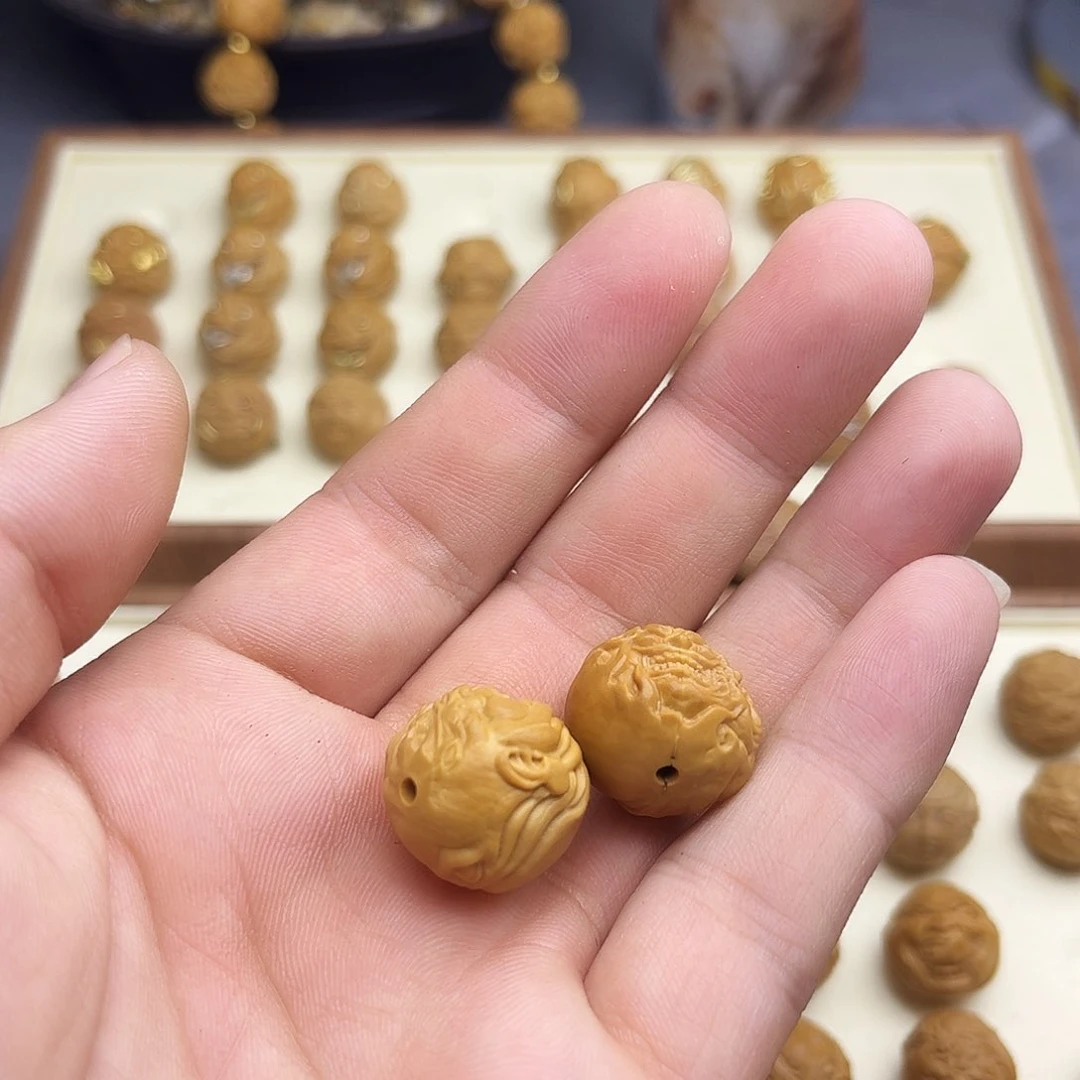 猴头核桃吊坠鶴雕刻恶僧2颗18