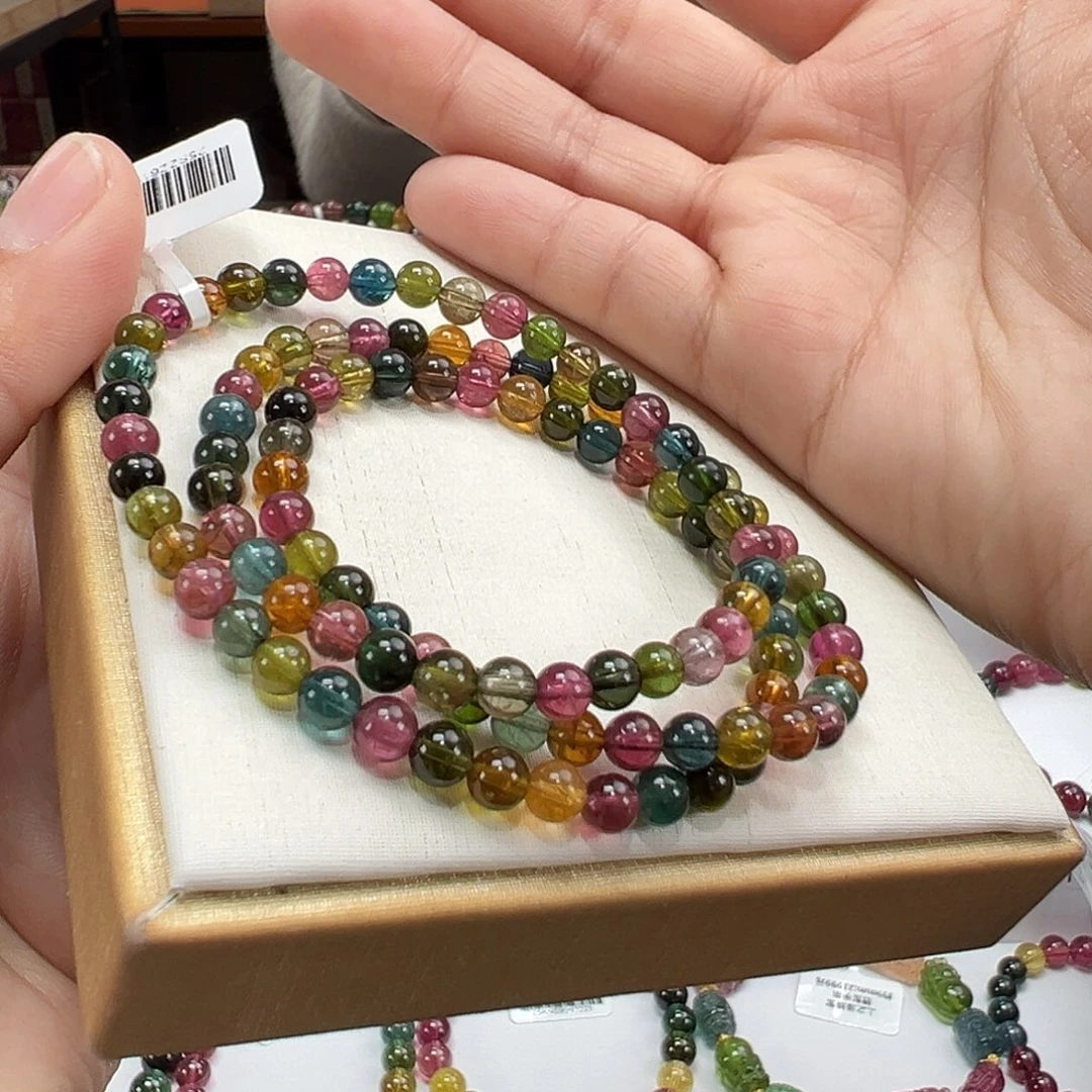 手串碧玺未镶嵌5.3mmmmmm