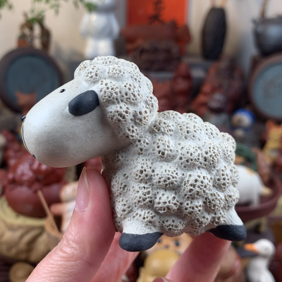 紫砂茶宠得意洋洋羊咩咩清货价