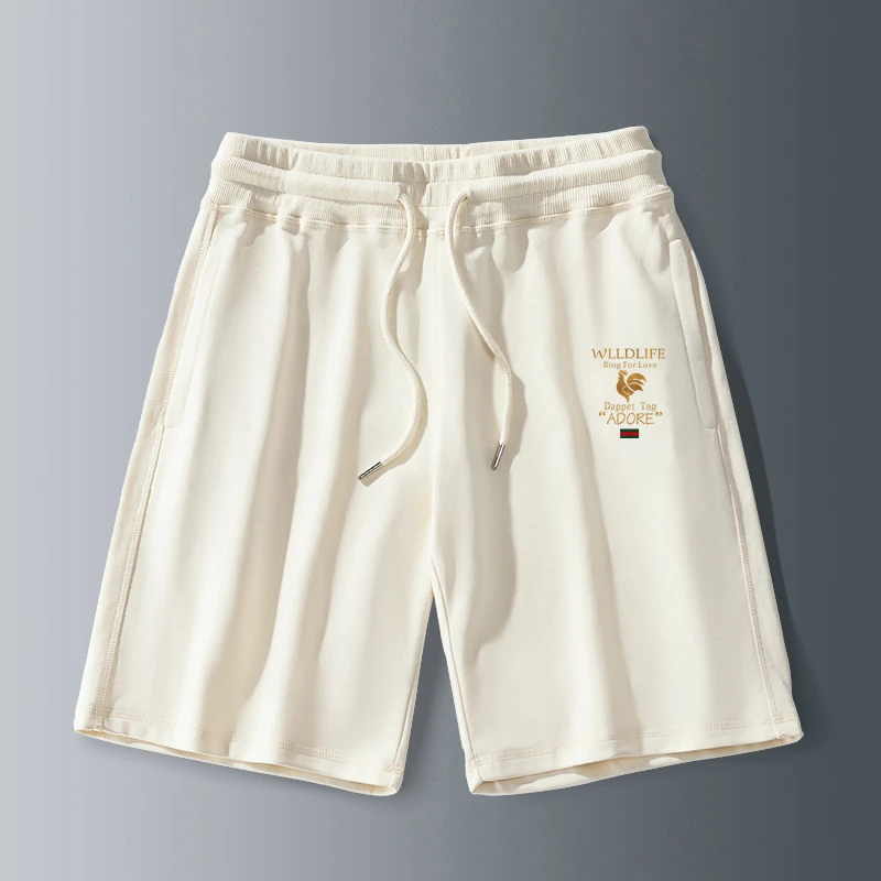 公鸡短裤男士夏季新款宽松休闲时尚跑步薄款休闲运动户外穿裤子
