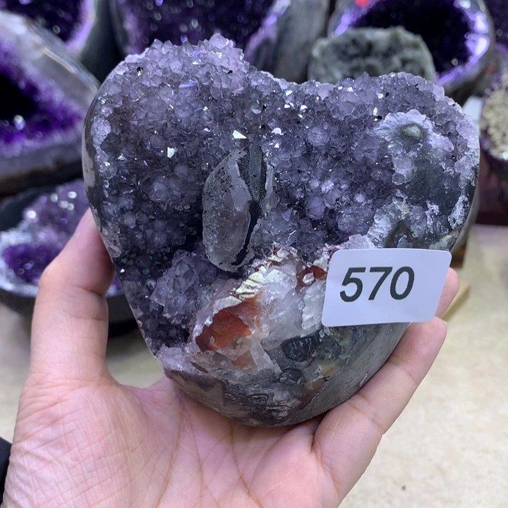 大型摆件（非配饰）紫晶未镶嵌