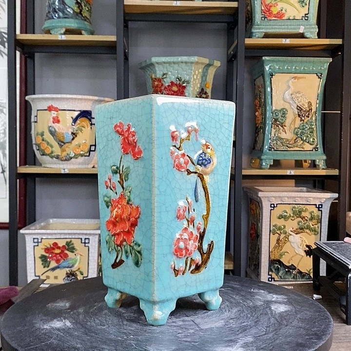 紫砂花盆明*10。