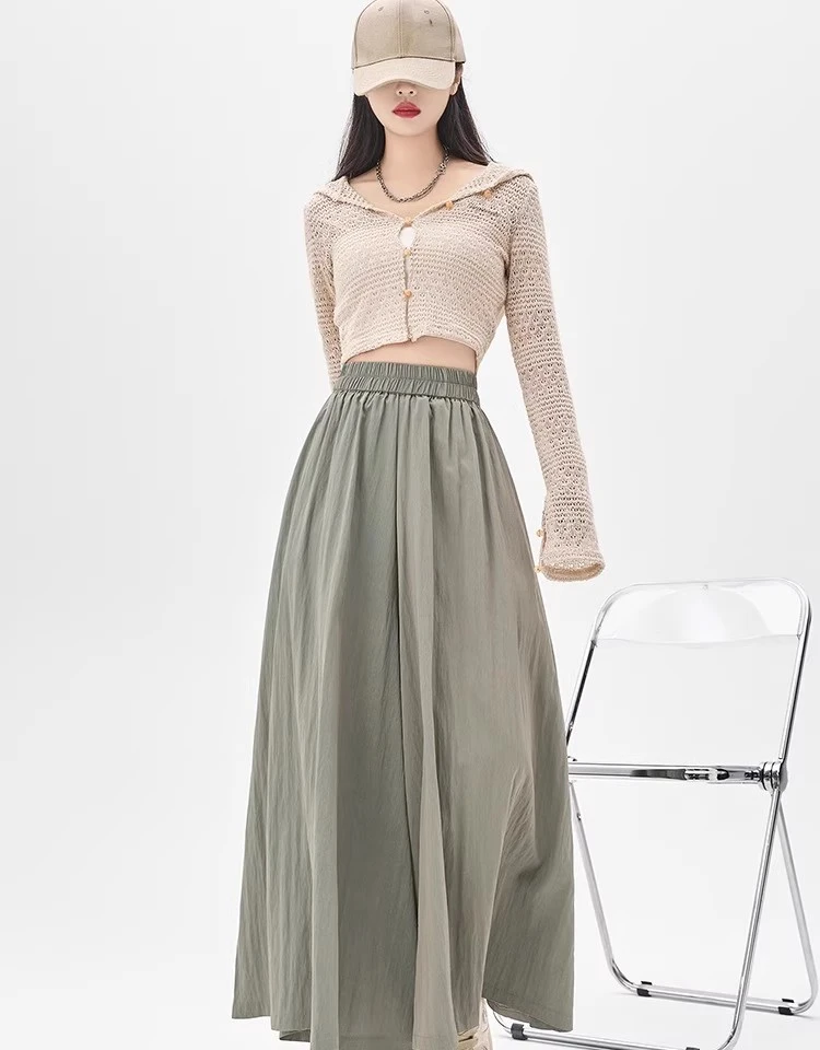 1号裙裤 特价孤品，介意勿拍时尚休闲百搭夏季百褶气质显瘦纯色