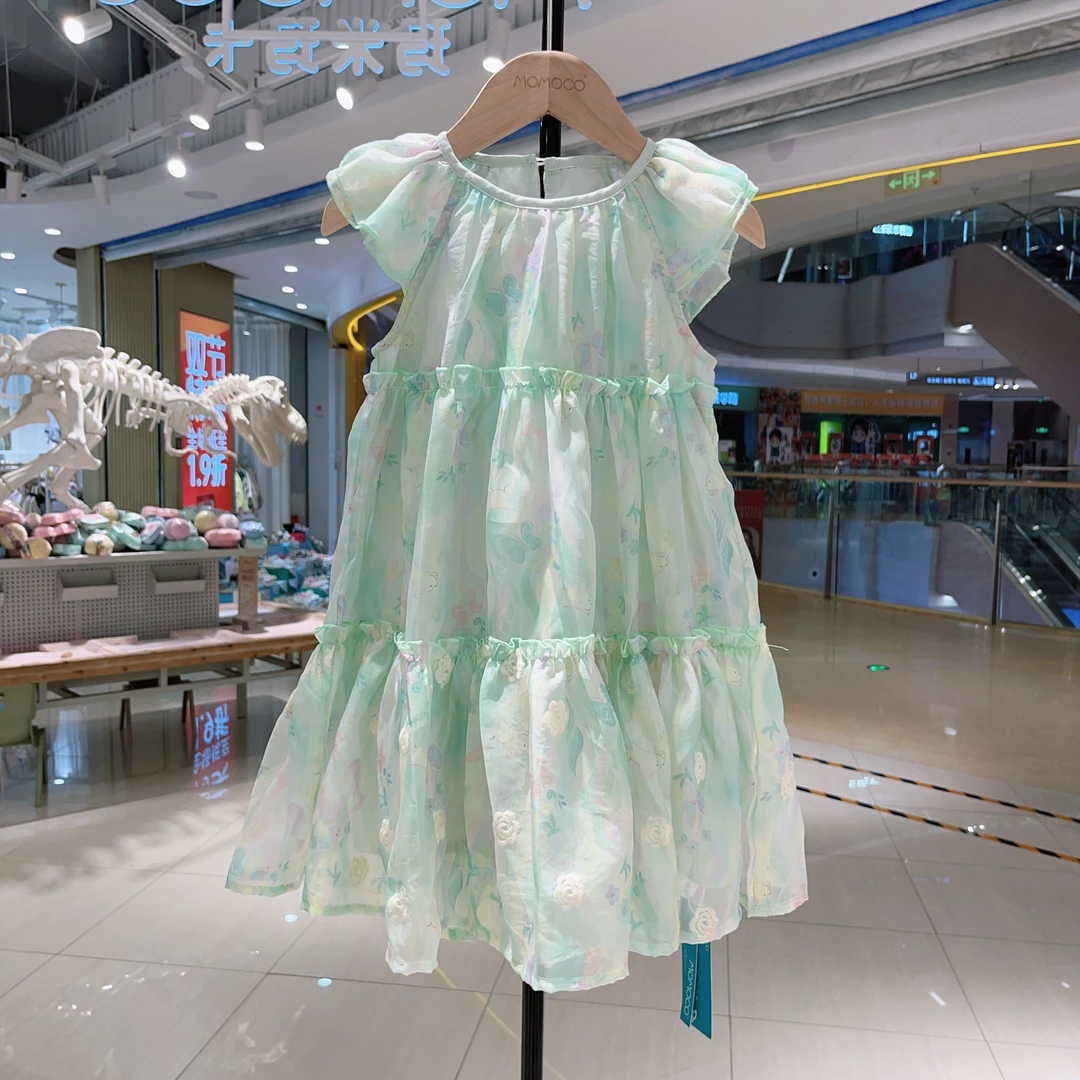 MOMOCO女童夏新韩版休闲公主裙77630470011