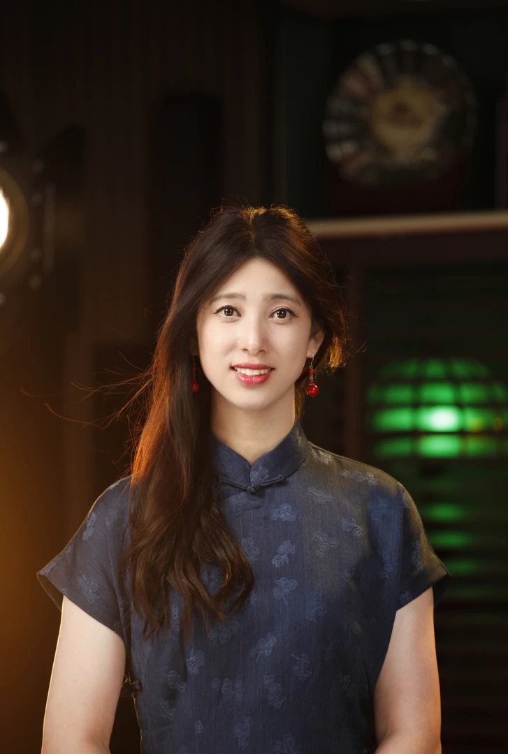 [千蚕云锦]藏蓝色复古盘扣全开襟旗袍夏季新款优雅国风提花25003