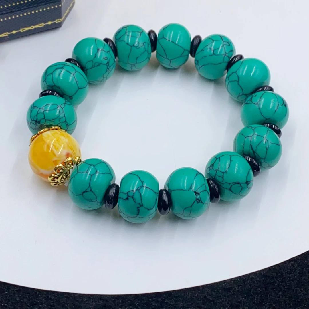 4207  青花松 手串多样性发货