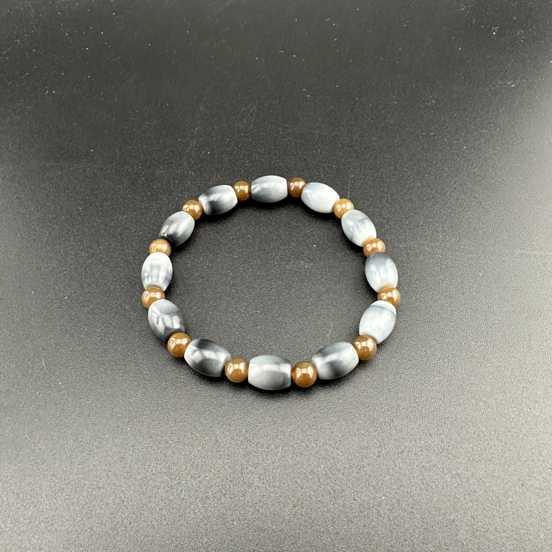 BY1206FZJT标134 北玉精选 和田玉手串 多样性发货