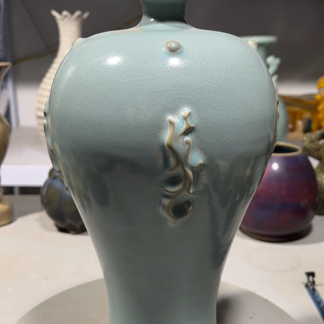 瓶白**瑕汝窑瓷器品相完美