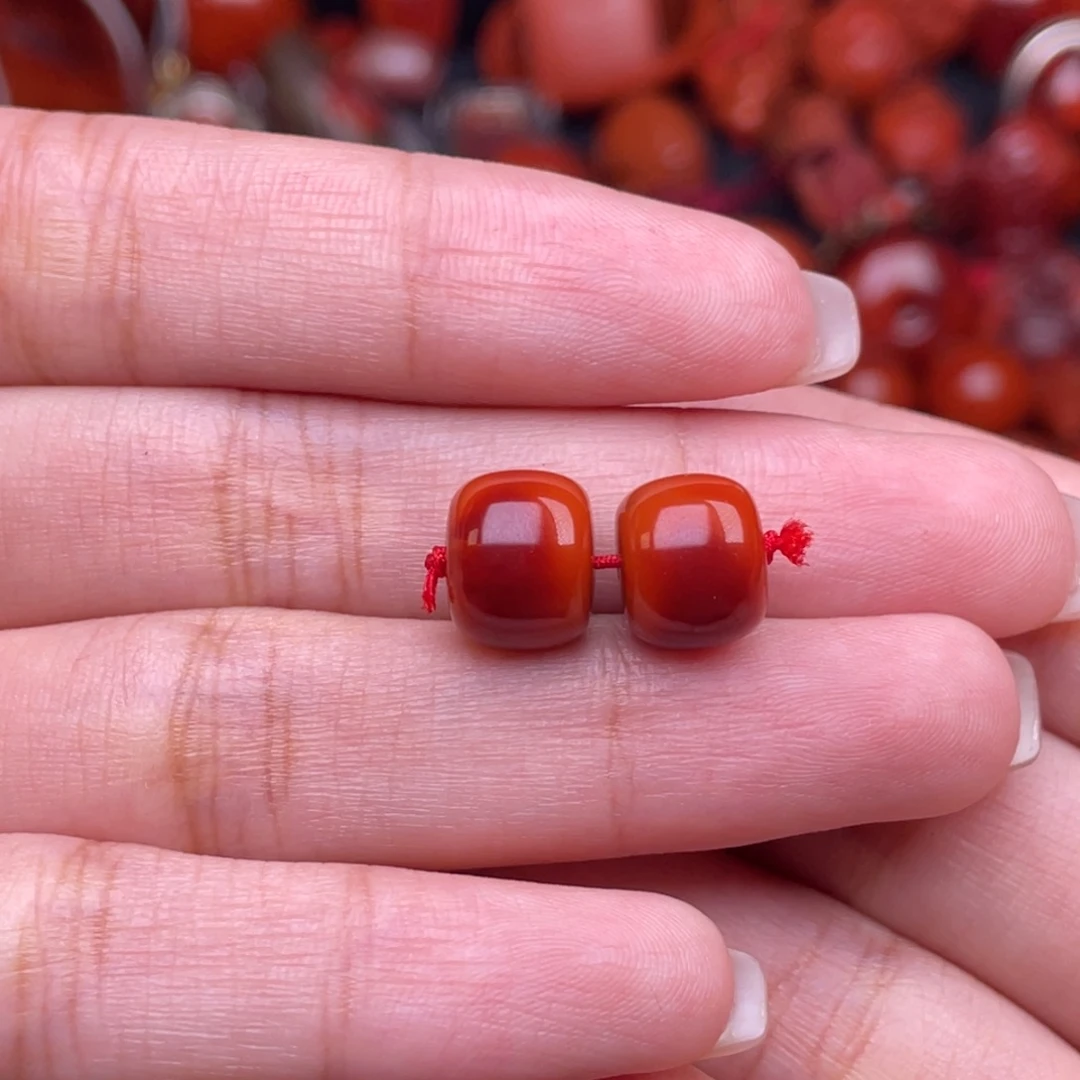 赫***斯未镶嵌配饰南红玛瑙10