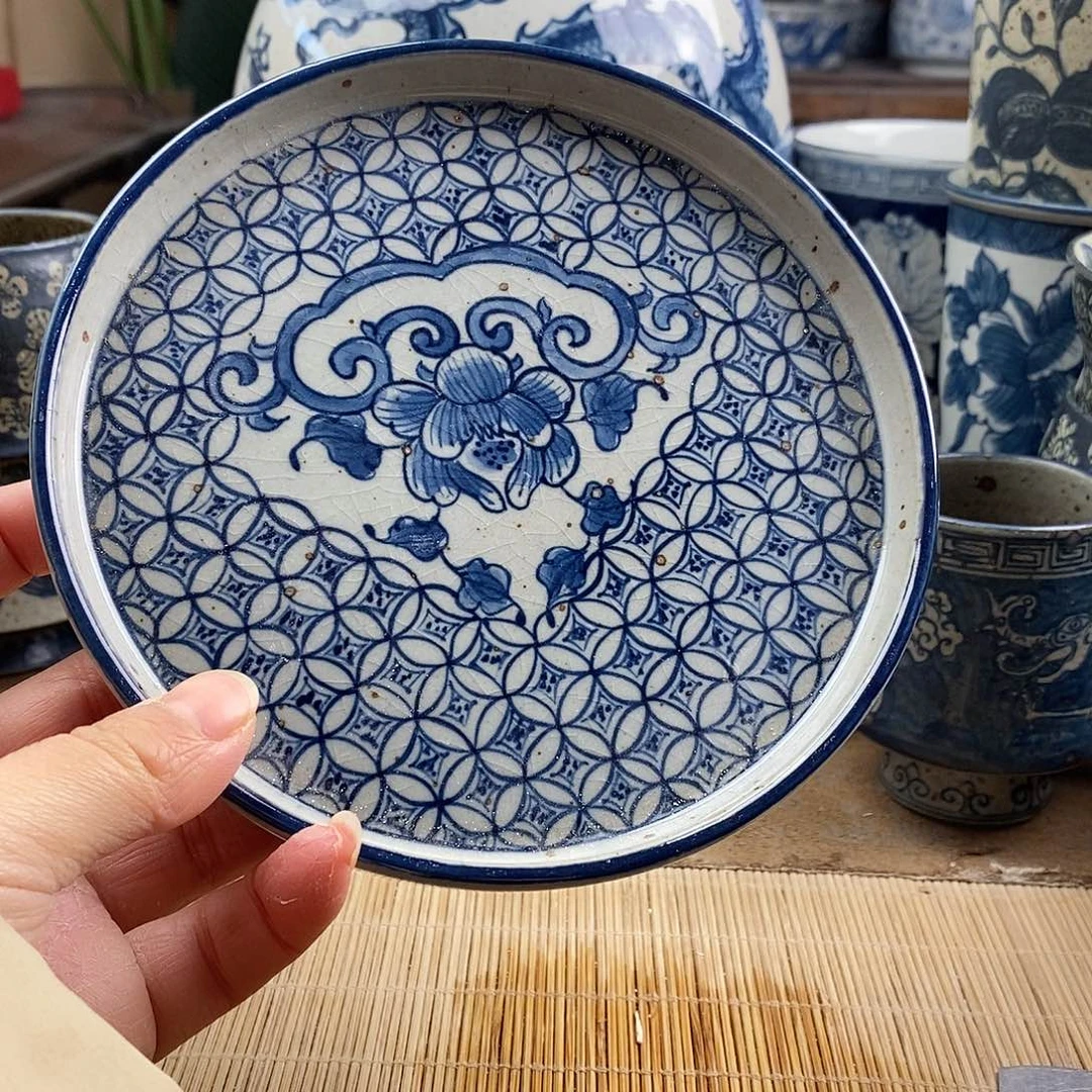 手工手绘青花陶瓷