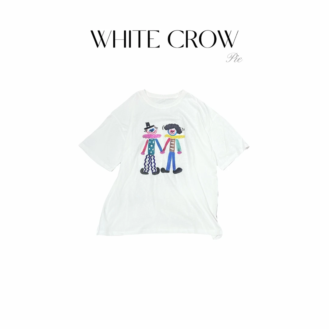 白乌鸦【涂鸦艺术家】短袖T恤夏季上新 7512