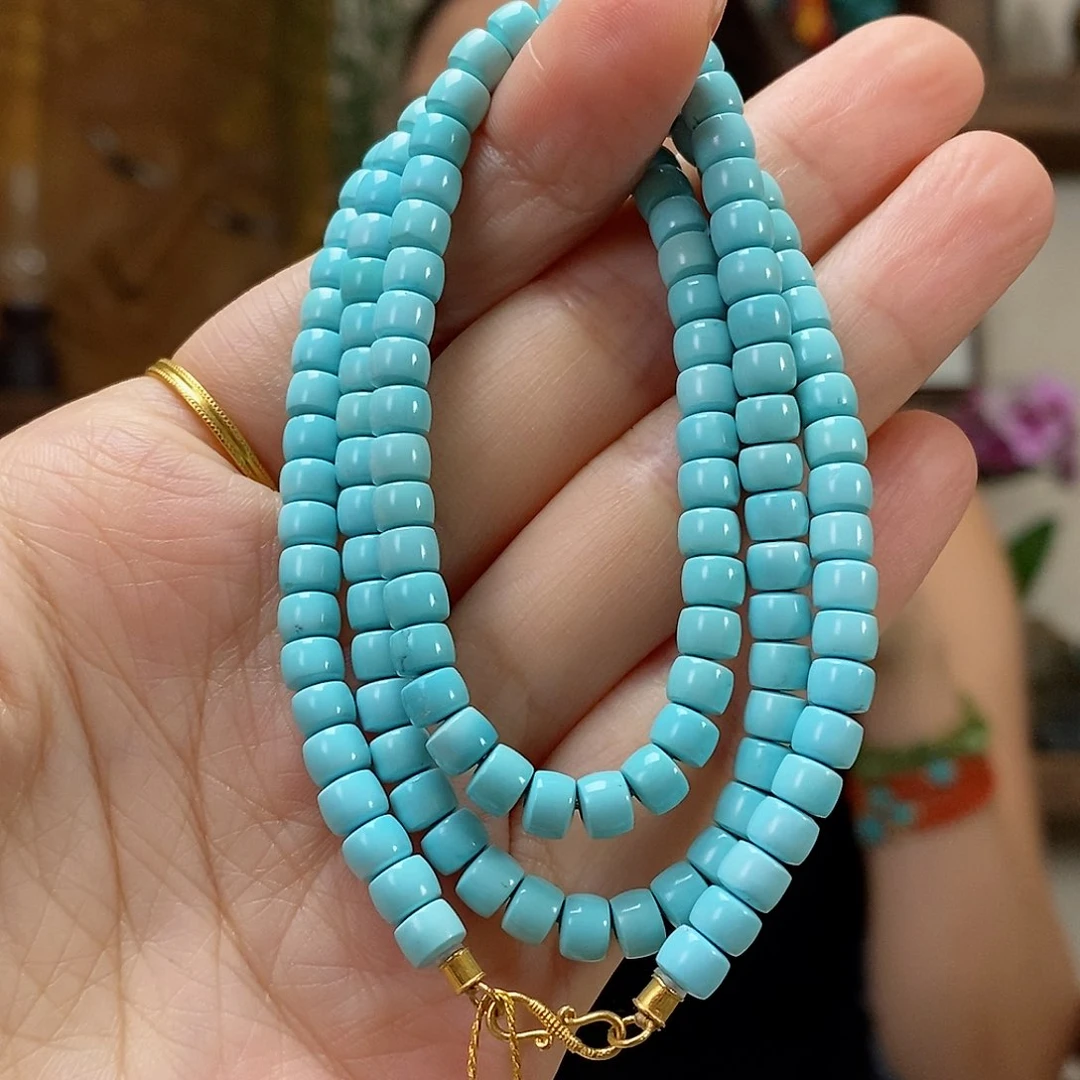 18K金镶嵌绿松石珠宝奇石