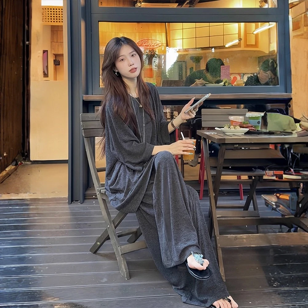 2025套装秋日ootd穿搭一整套洋气减龄时尚休闲运动上衣长裤两件套