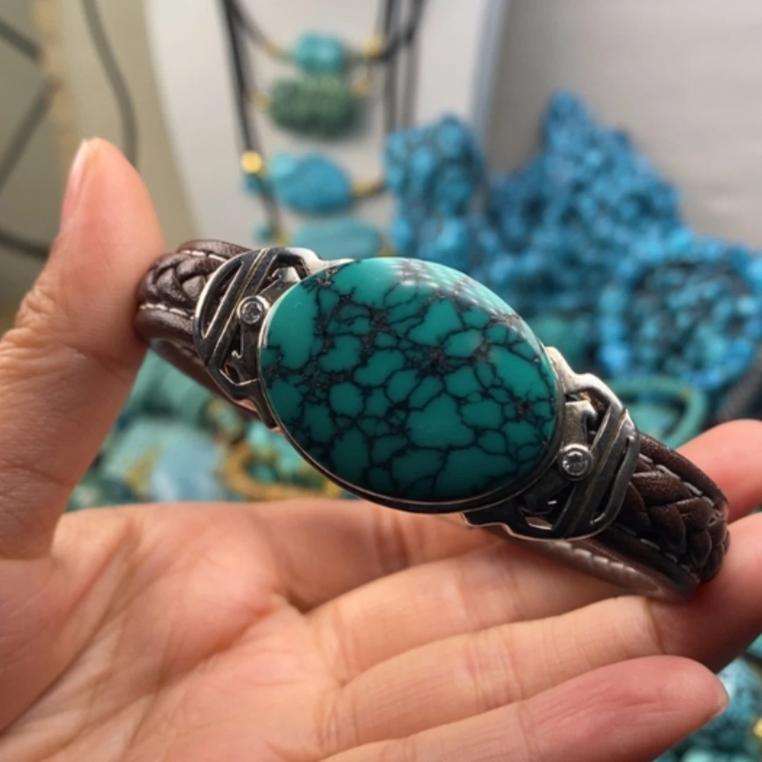 【闪购商品】未镶嵌绿松石珠宝半成品