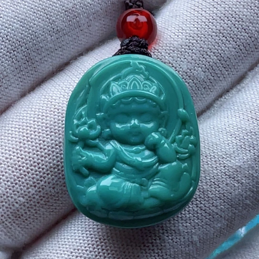 未镶嵌绿松石珠宝奇石卡18-24-8