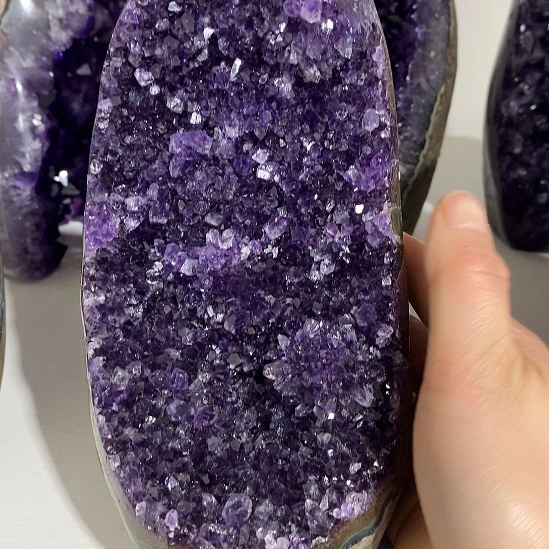 紫晶珠宝半成品未镶嵌