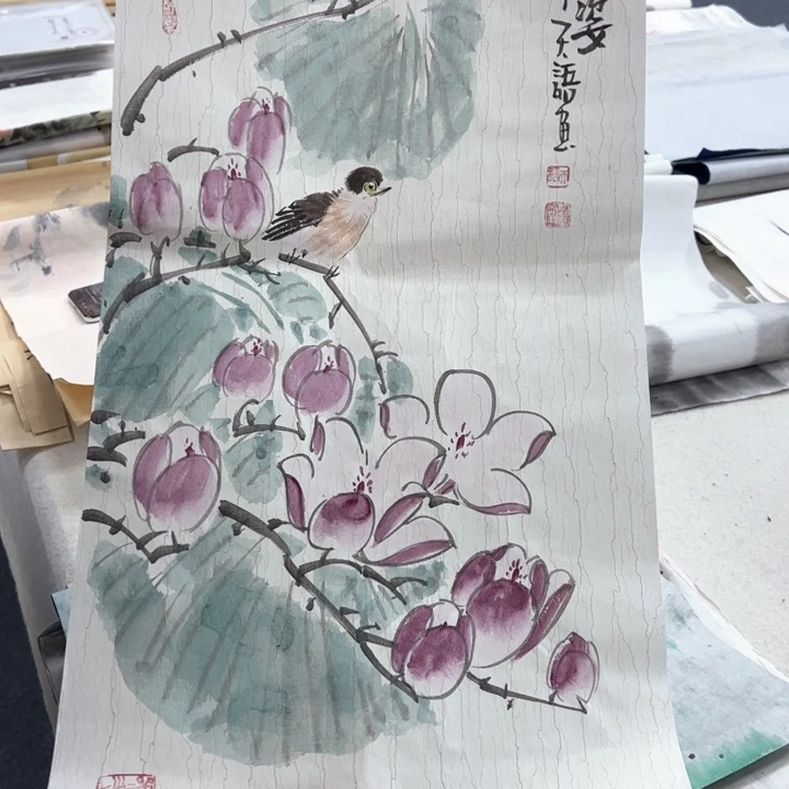 国画纯手绘作品欣赏图