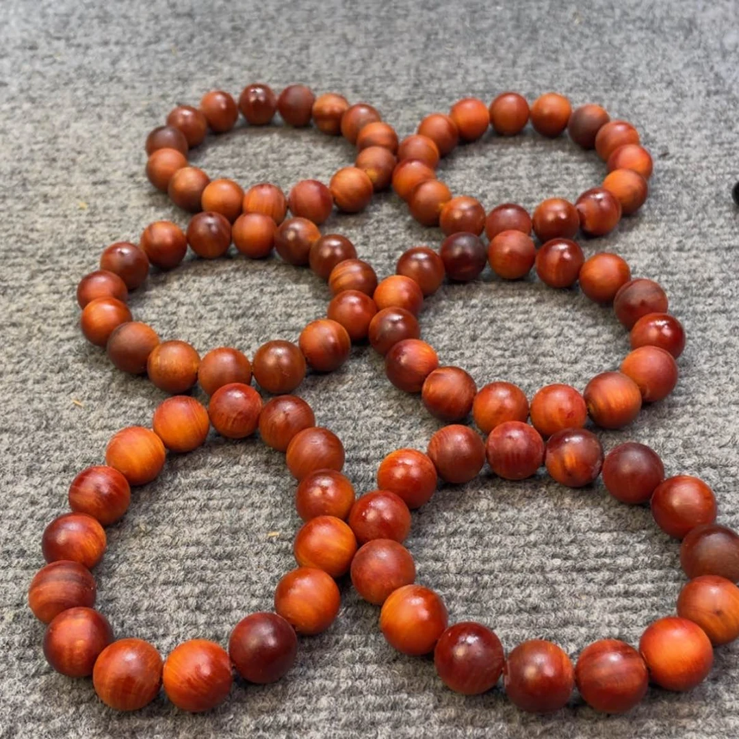 【闪购商品】柏木（崖柏）神品，1.5血色玫瑰毛珠子，奇楠玫瑰香