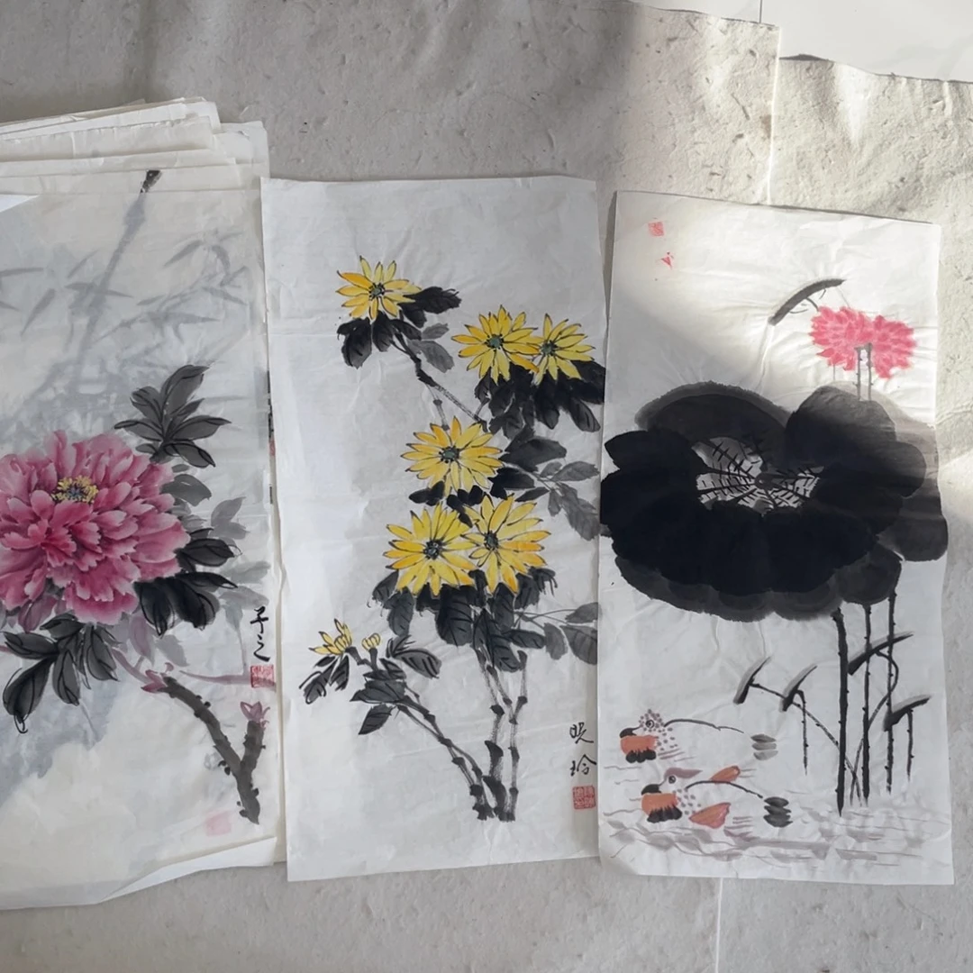 国画胡小春老师绘画