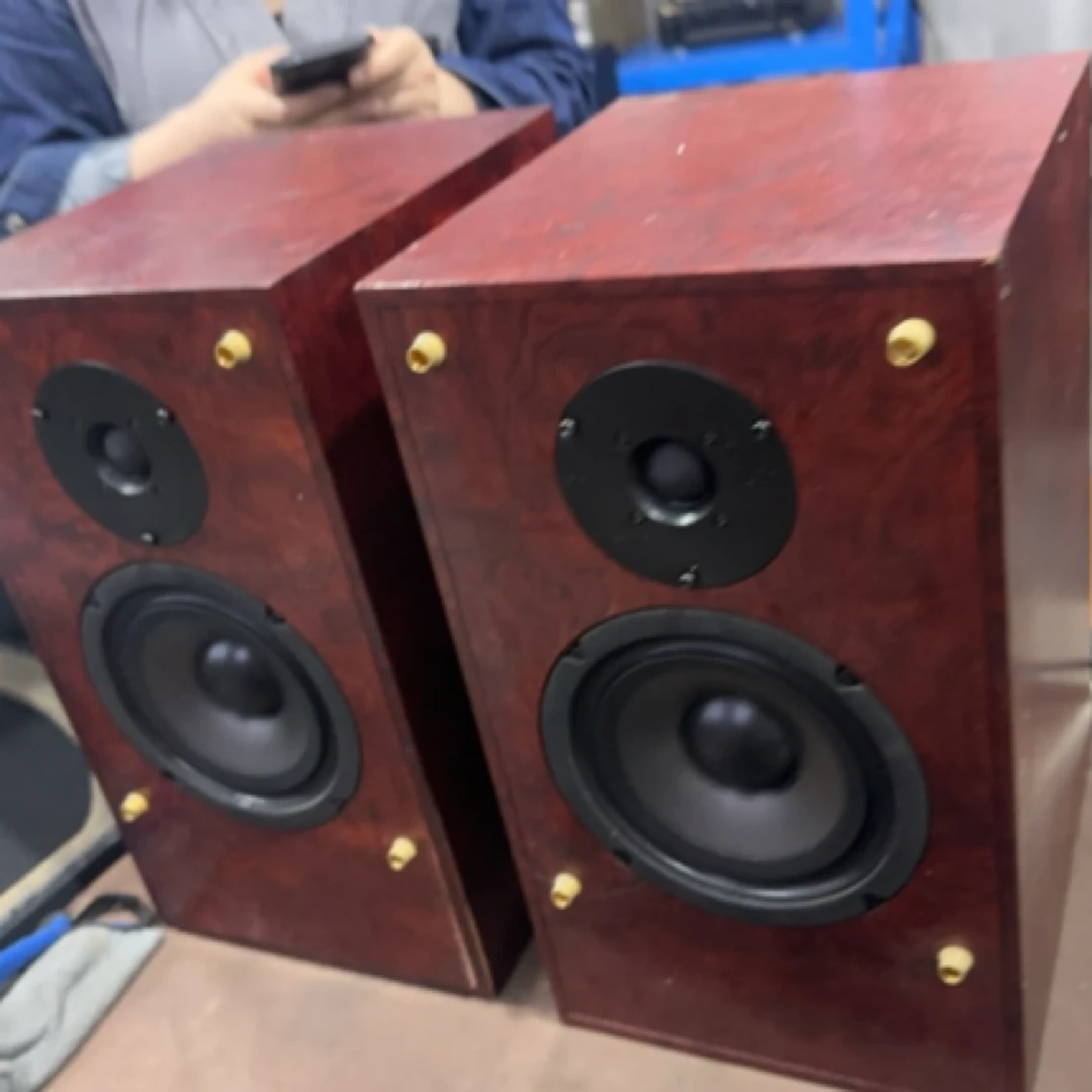 9新  diy 红色书架音响