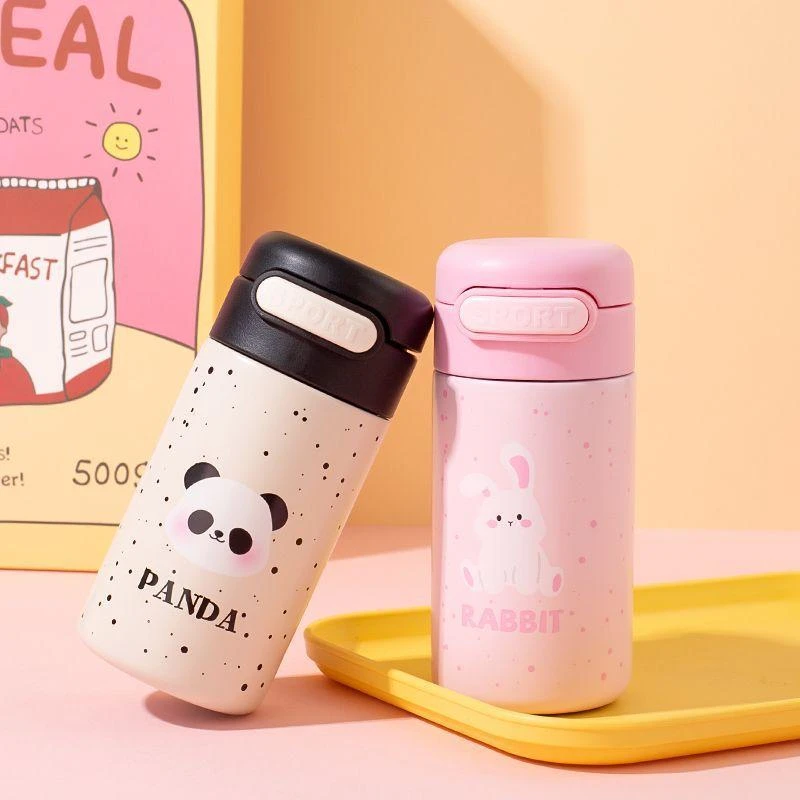 FAVMARTHA迷你保温杯女生可爱小巧可携式吸管杯学生直身杯小容量