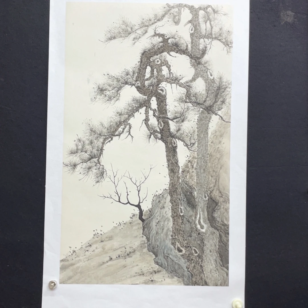 国画国画作品，原创山水，画心