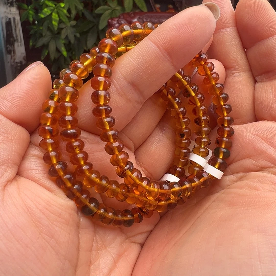 琥珀未镶嵌裸石抚顺琥珀10487六多样性发其一