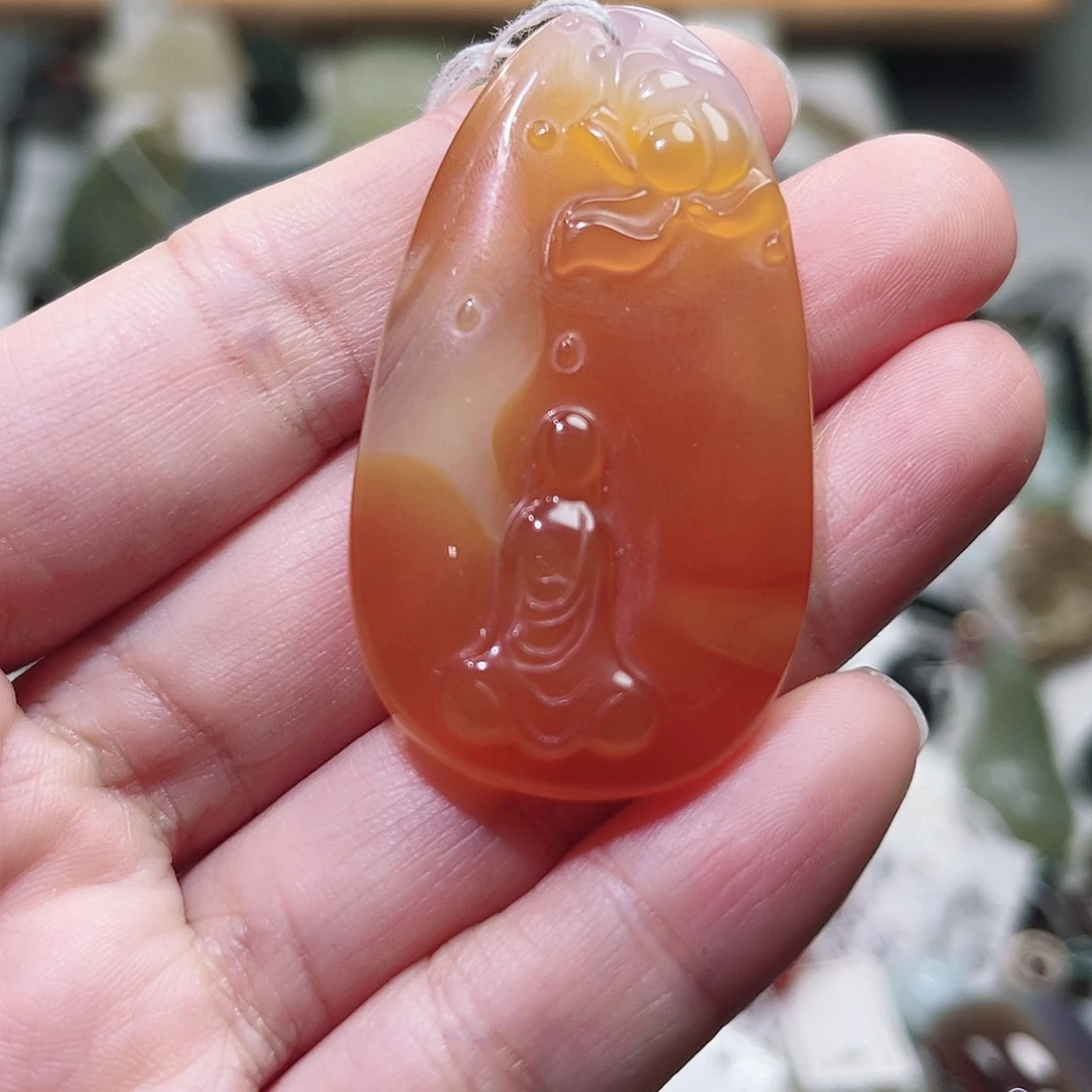 玛瑙/玉髓颈饰合金文*华