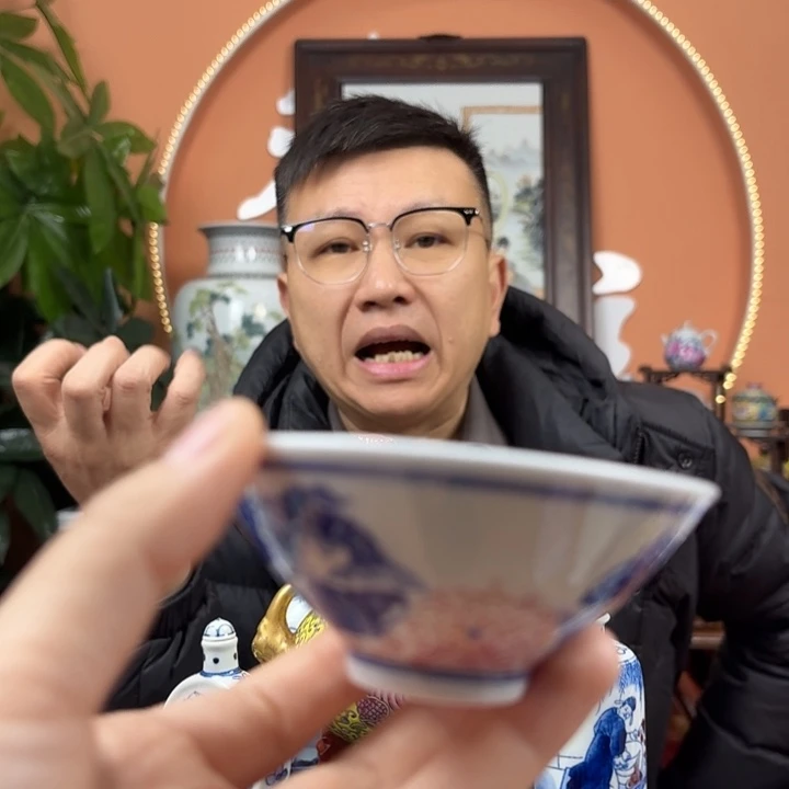 摆件陶景德镇陶瓷手工杯子