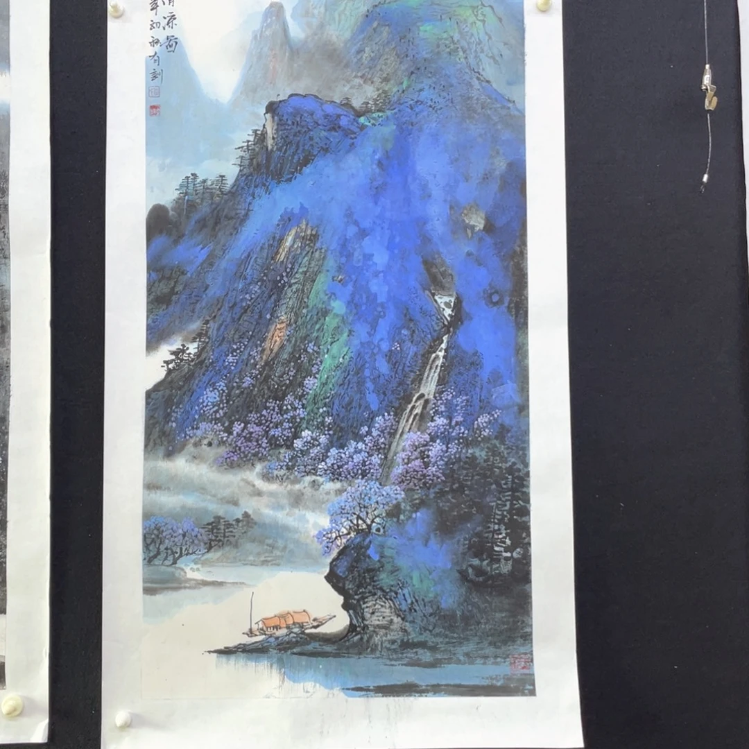 国画手绘国画，精品山水