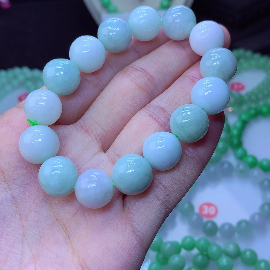 翡翠毛衣链未镶嵌卡13.5