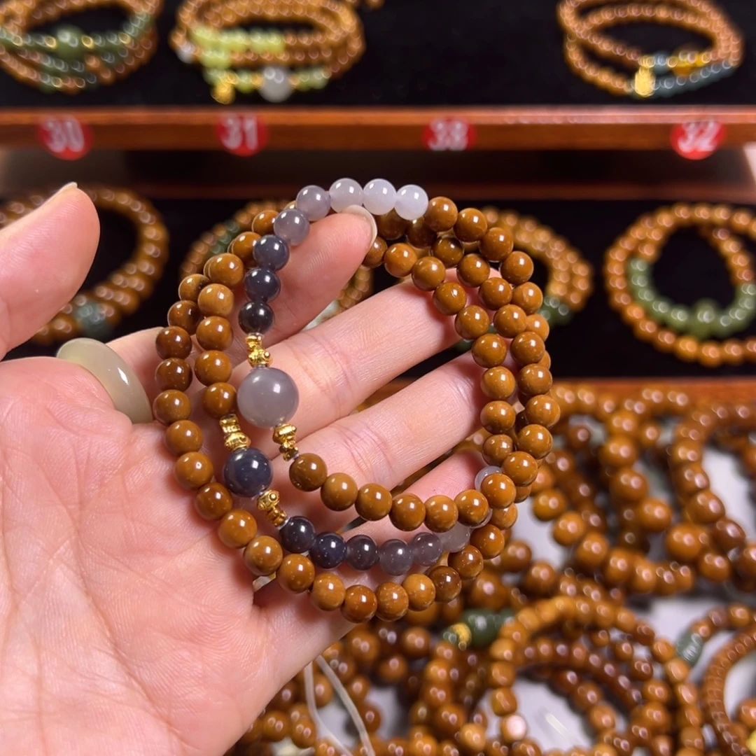 手串库克精品里面多圈渐变紫0.6