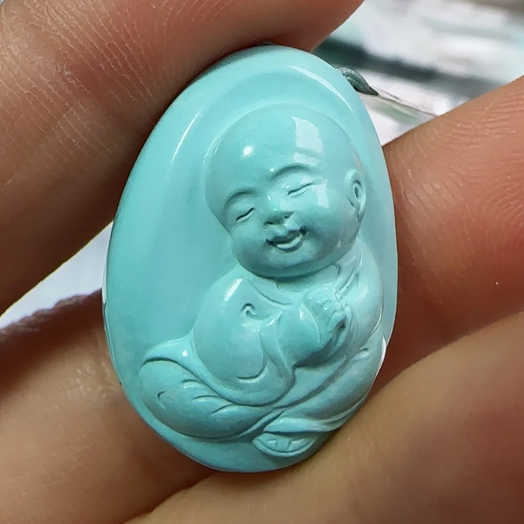 绿松石珠宝半成品未镶嵌