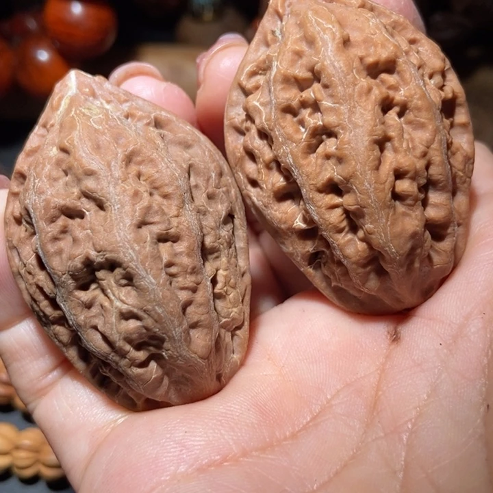 把件文玩核桃东北楸子小雪23