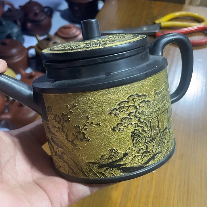 紫砂茶壶紫砂壶大家都知道喜欢紫砂