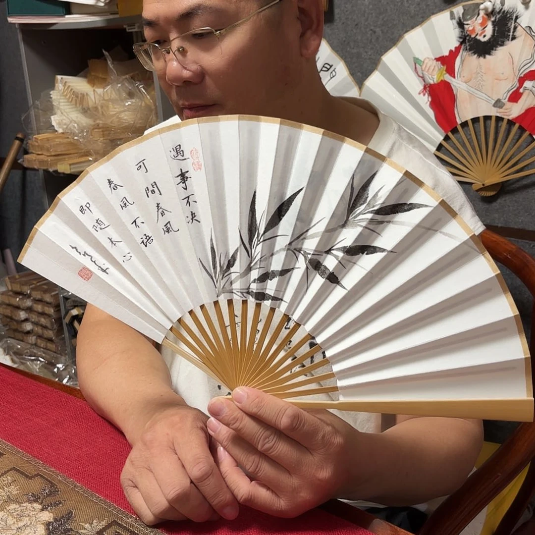 书法手写手绘作品7寸玉竹剑来