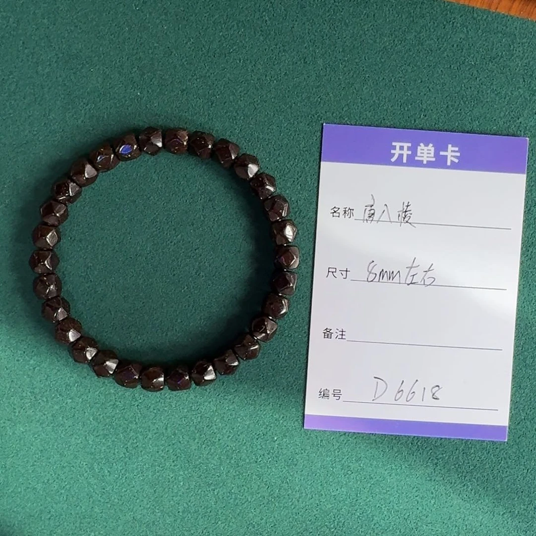 椰蒂吊坠D6618椰蒂唐八棱手串8mm