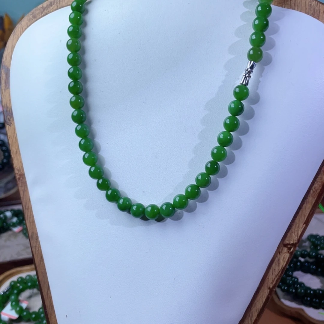 和田玉（碧玉）未镶嵌颈饰8