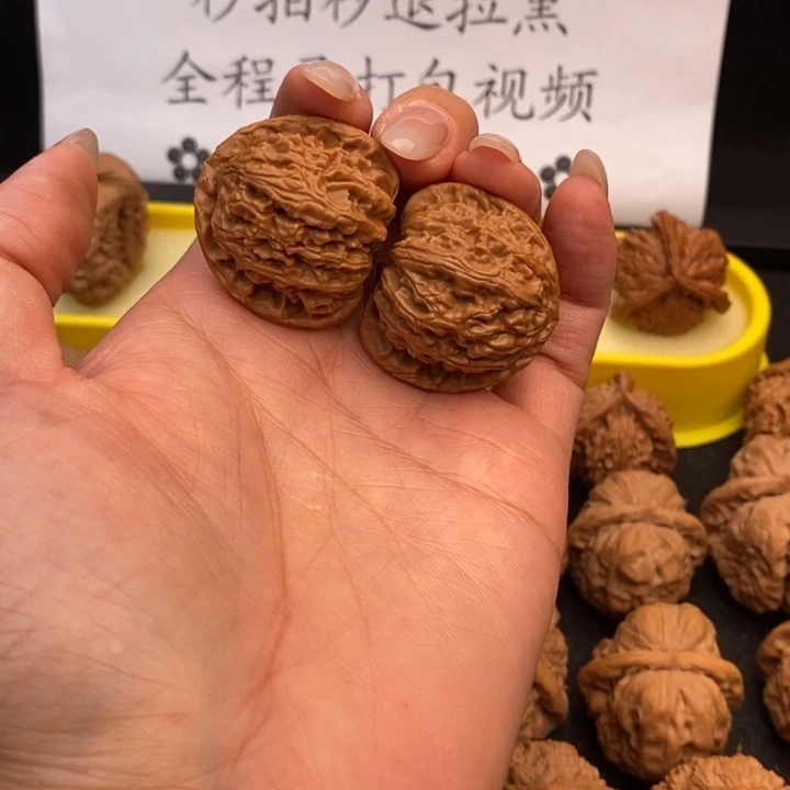 文玩把件小白狮子无修