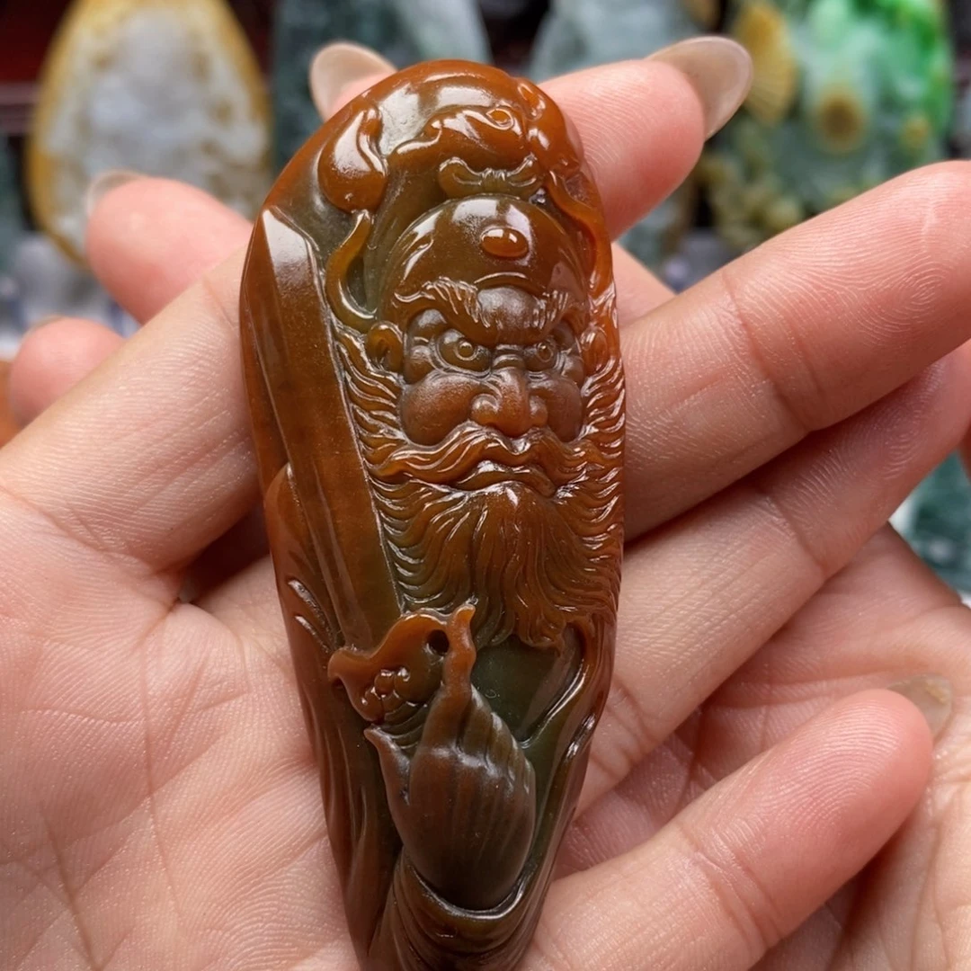 定制翡翠未镶嵌钟馗k