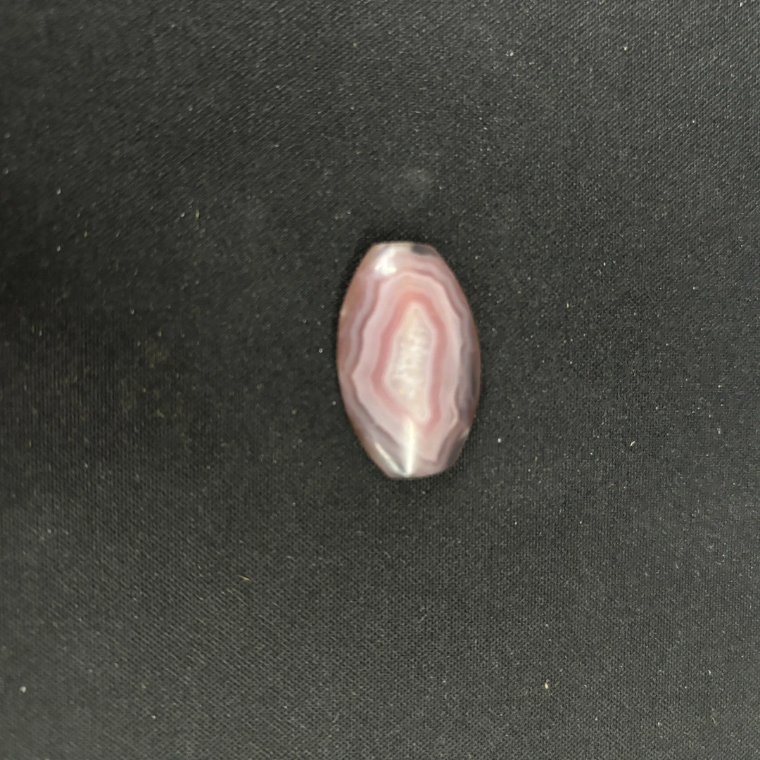 明代天然缠丝玛瑙珠-NX