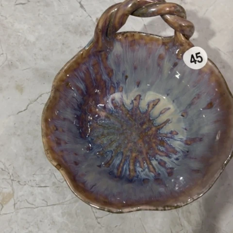 碗熠樹日式手捏餐具套装