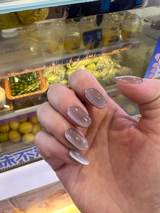 【忍冬、茉莉当归】猫眼纯手工穿戴甲默认瑕疵no退no换