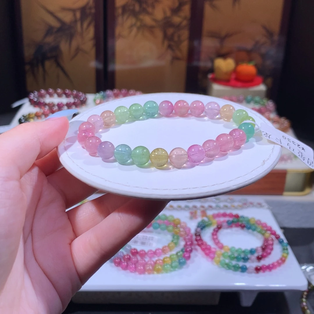 未镶嵌手链碧玺碧玺