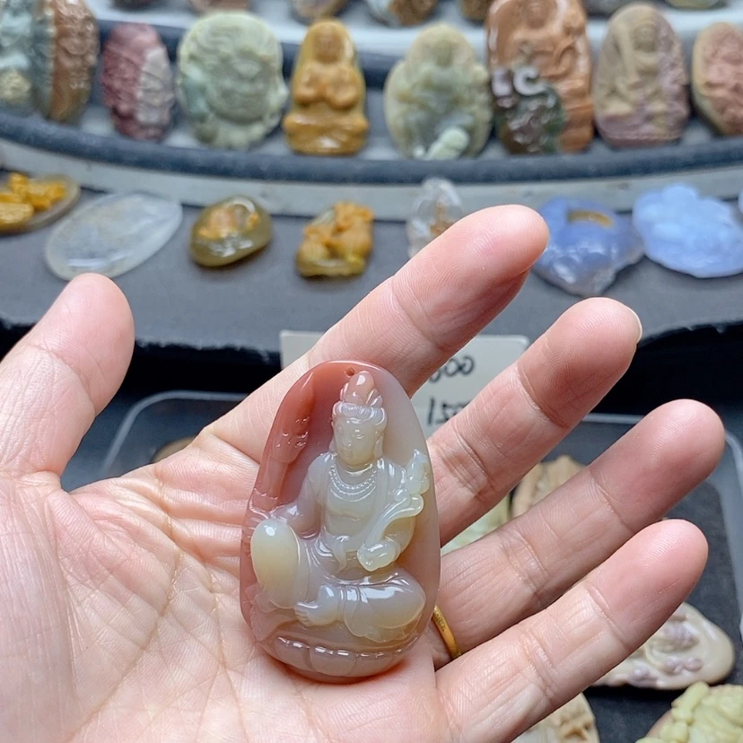 【闪购商品】定制石英质玉吊坠未镶嵌