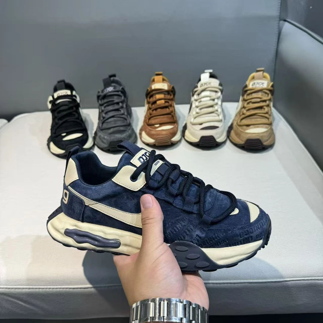 男士舒适透气D68615休闲复古时尚板鞋