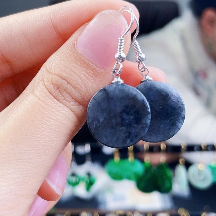 翡翠耳饰未镶嵌饰品