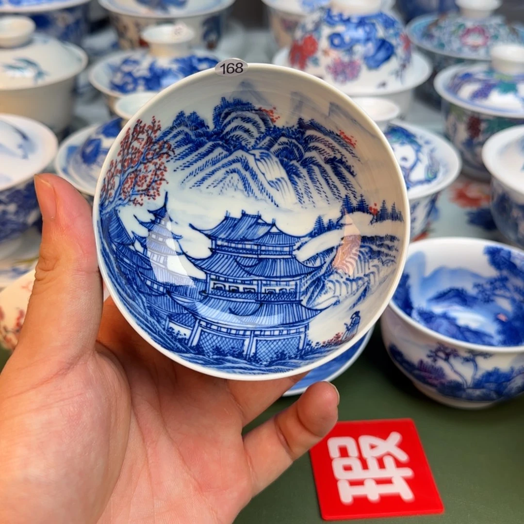 彦祖纯手工手绘茶具168